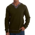 thumbnail image 1 of VJATTWR Men Heavy Long Sleeve T-Shirt, Crew Neck Classic Fit Tee, Assorted Color Xxl, 1 of 8