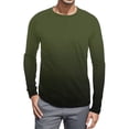 thumbnail image 1 of VJATTWR Men Long Sleeve Pullover High Neck Turtleneck Stretch Slim Basic T Shirt Tee Top Xxl, 1 of 4