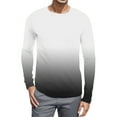 thumbnail image 1 of VJATTWR Men Long Sleeve Pullover High Neck Turtleneck Stretch Slim Basic T Shirt Tee Top Xxxl, 1 of 4