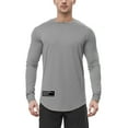thumbnail image 1 of VJATTWR Men T Shirts Under 15, Mens Fitness Long Sleeve Running T Shirt Men Muscle Athletic Gym Compression Clothes L, 1 of 9