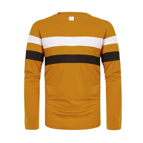 VJATTWR Men's & Big Men's Crewneck T-Shirt with Long Sleeves, Size Xl