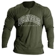 thumbnail image 1 of VJATTWR Men's Causal Solid Basic Ring Spun Long Sleeve T-Shirt L, 1 of 2