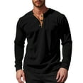 thumbnail image 1 of VJATTWR Men's Crewneck Striped T-Shirt Soft Elastic Tees L, 1 of 4