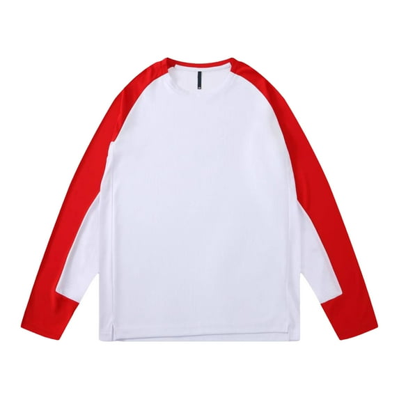 VJATTWR Men's Long Sleeve Graphic Tee, Vintage Style Print, Preshrunk Cotton, Unique Design T-Shirt L