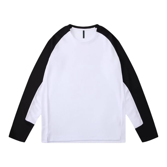 VJATTWR Men's Long Sleeve Graphic Tee, Vintage Style Print, Preshrunk Cotton, Unique Design T-Shirt Xl