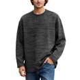 thumbnail image 1 of VJATTWR Men's Long Sleeve Graphic Tee with Pocket, Novelty Print On Chest, Fun Casual Shirt M, 1 of 4