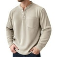 thumbnail image 1 of VJATTWR Men's Long Sleeve Hooded Shirt, Lightweight Pullover with Front Pocket, Casual Xxl, 1 of 4