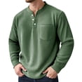 thumbnail image 1 of VJATTWR Men's Long Sleeve Hooded Shirt, Lightweight Pullover with Front Pocket, Casual Xxxl, 1 of 4