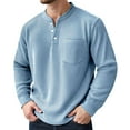 thumbnail image 1 of VJATTWR Men's Long Sleeve Hooded Shirt, Lightweight Pullover with Front Pocket, Casual Xxxxxl, 1 of 4