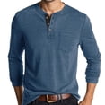 thumbnail image 1 of VJATTWR Men's Long Sleeve Hooded T-Shirt, Lined for Extra Warmth, Cold Weather Casual Wear M, 1 of 6