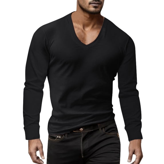 VJATTWR Men's Long Sleeve Shirts 1-Pack, Wicking L