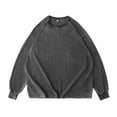 thumbnail image 1 of VJATTWR Men's Long Sleeve Shirts Casual Button T-Shirt Classic Basic Lightweight Pullover Tees Fashion Tops Xl, 1 of 3
