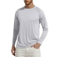 thumbnail image 1 of VJATTWR Men's Long Sleeve Slim Fit Crew Neck Tee S, 1 of 4