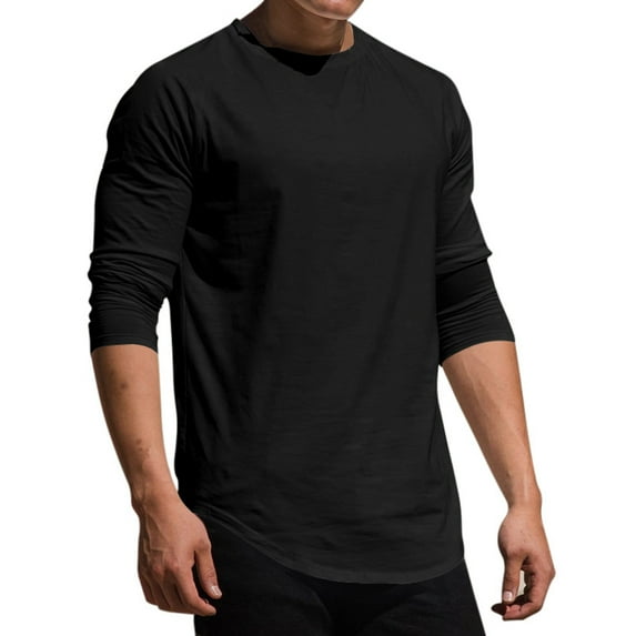 VJATTWR Men's Long Sleeve T-Shirt, 1-Pack, up To Size 5Xl Xl