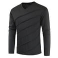 thumbnail image 1 of VJATTWR Men's Long Sleeve T-Shirts Assorted Pack, Mix of Solid Colors, Basic Wardrobe Foundation M, 1 of 3