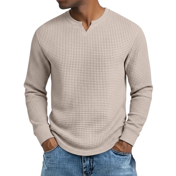 VJATTWR Men's Slim Fit Long Sleeve , Modern Style, Stretch Fabric Xl
