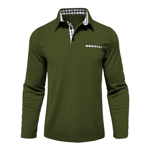 VJATTWR Men's T-Shirts Long Sleeve Crew Neck Classic Fit Tee Regular Big & Tall S-3Xl Workout Breathable Casual Menswear Tops Streetwear Solid Xl