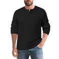 thumbnail image 1 of VJATTWR Men's Weave Long Sleeve , Breathable Thermal Shirt, Great for Layering M, 1 of 7