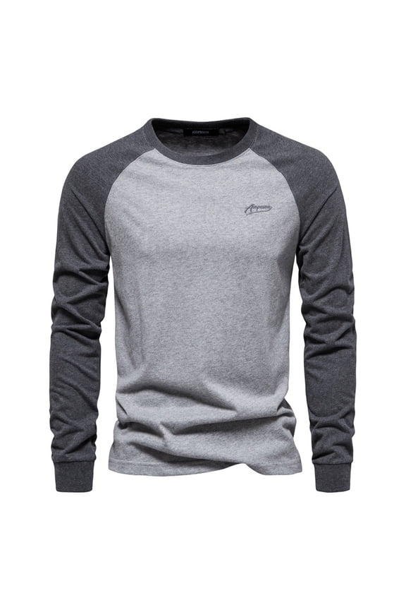 Men's and Big Men's Tech T-Shirt with Long Sleeves, Sizes S