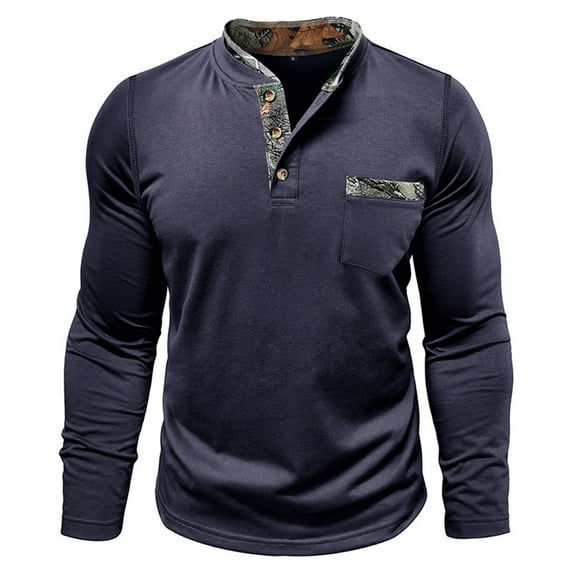 VJATTWR Mens Long Sleeve Dark Colorful T-Shirts, - Crew Neck Bulk Tees for Men, Sleeved Tshirt Packs Xl