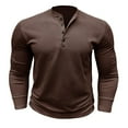 thumbnail image 1 of VJATTWR Mens Ringspun Three Button Long Sleeve Shirt, Sizes Xl, 1 of 7