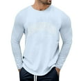 thumbnail image 1 of VJATTWR Sun Shirts for Men Lightweight Breathable Long Sleeve T Shirt Casual Workout Crew Neck T Shirts Solid Color Tops Light M, 1 of 4