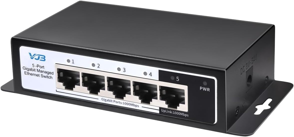 NETGEAR 5-Port Gigabit Ethernet Unmanaged Switch (GS305), Desktop