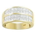 thumbnail image 1 of VJG 14k Yellow Gold 2.3ct TDW Princess Diamond Cluster Ring (H-I, I1-I2), 1 of 5