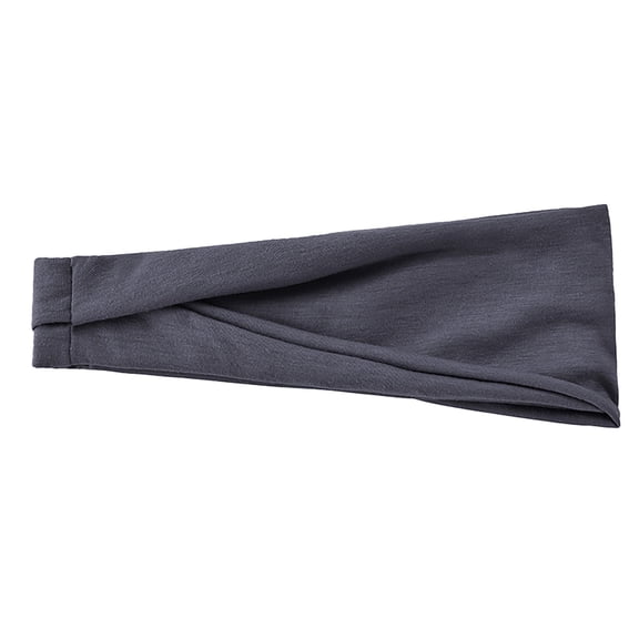 VJGBEGW Headbands for Women Men Wide Elastic Hair Bands Stretchy Sweatbands Hair Bands Soft Sports Thin Head Bands Grey