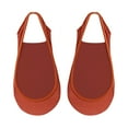 thumbnail image 1 of VJGBEGW No Show Slingback Socks No Show Socks for Heels Ultra Low Cut Sheer Socks Wine Red@1 Pair, 1 of 2