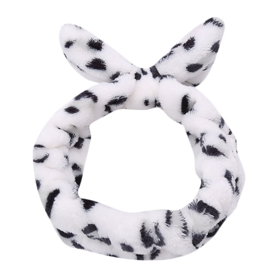 VJGBEGW Spa Headband for Women Facial Makeup Headband Face Wash Coral Fleece Hair Accessories Color#2