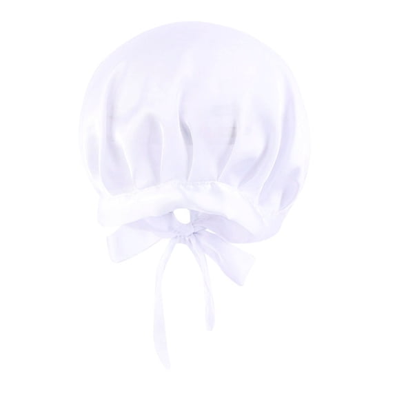 VJGBEGW Women Satin Bonnet With Tie Back Adjustable Satin Sleep Cap Silky Hair Bonnet Turban Hat For Night Sleeping Hair Care