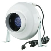 Plastic Inline Centrifugal Booster Ventilation Fan, 162 CFM, 106 Watts Duct 4