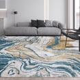 thumbnail image 1 of VK·LIVING Area Rugs Machine Washble Rug 9'x 12' Modern Decor Rug Thin Living Room Rug Non Slip Bedroom Rug Soft Low Pile Rug Lightweight Rug, 1 of 7
