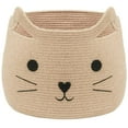 thumbnail image 1 of VK·LIVING Storage Baskets Large Woven Cotton Rope Basket with Cute Animal Design Laundry Basket Organizer for Towels, Blanket, Toys, Clothes, Gifts – Pet or Baby Gift Baskets 15"L x 14H", 1 of 8