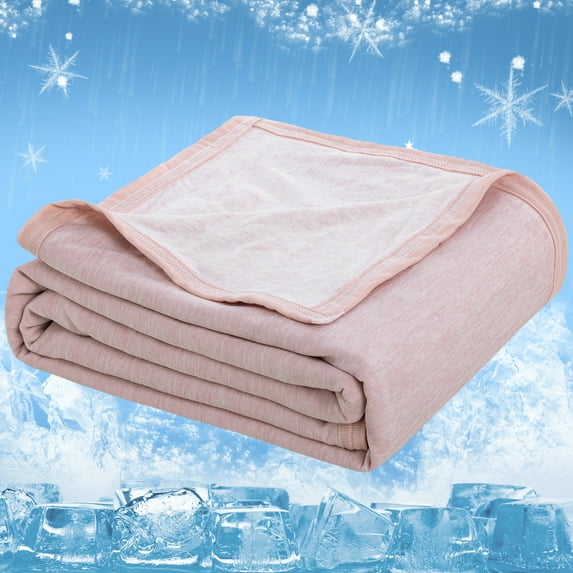 VK.Living Super Soft Cool Blanket Bed Décor For Summer -Throw Size;Pink