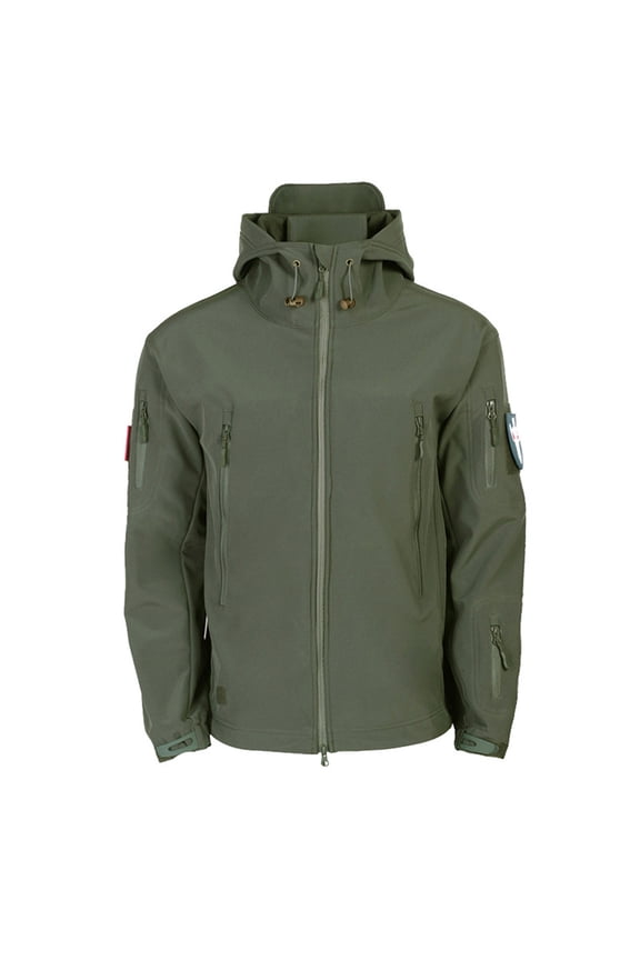 Black Trench Coat Men,Men Fashion Zipper Casual Windproof Waterproof Loose Outwear Jacket Coat Mountaineering Clothing