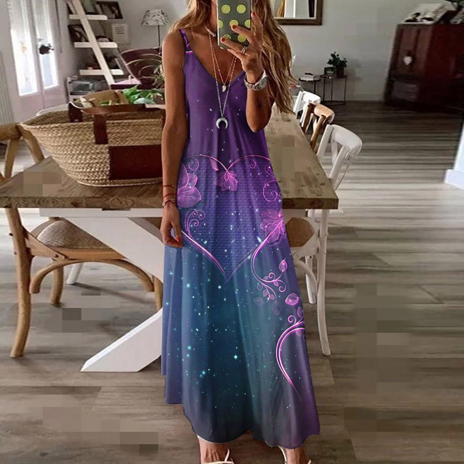 Girls purple summer best sale dress
