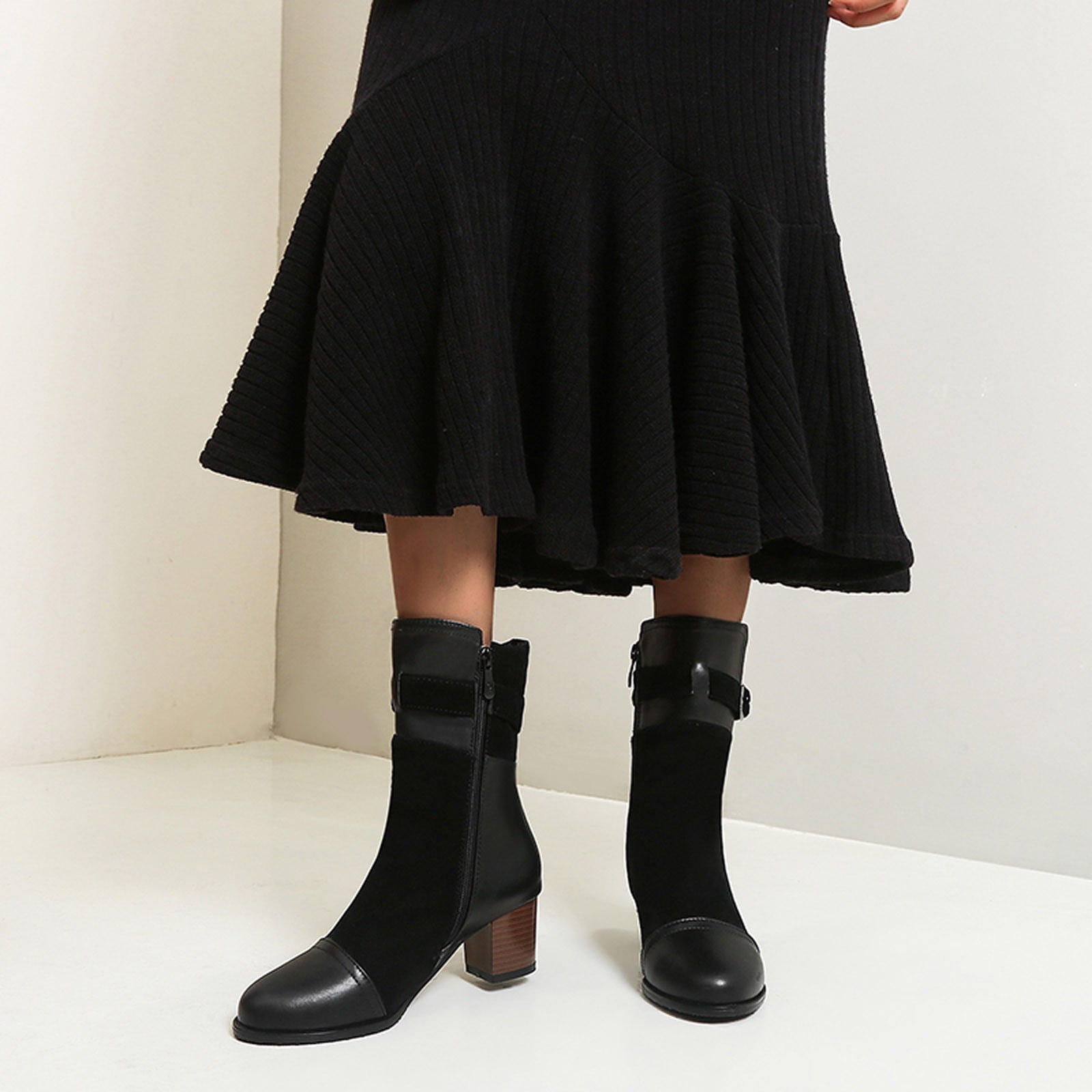 Year Round High Heeled Calf Boots