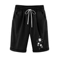 thumbnail image 1 of VKEKIEO Womens Lounge Shorts Butterfly Shorts For Women Shorts High Waist Rise Printed Black L, 1 of 5