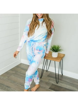 Women Tie Dye Set Sweat Suit Outfits Long Sleeve Tracksuit Esg16474 - China  Tracksuit and Sweatsuit price