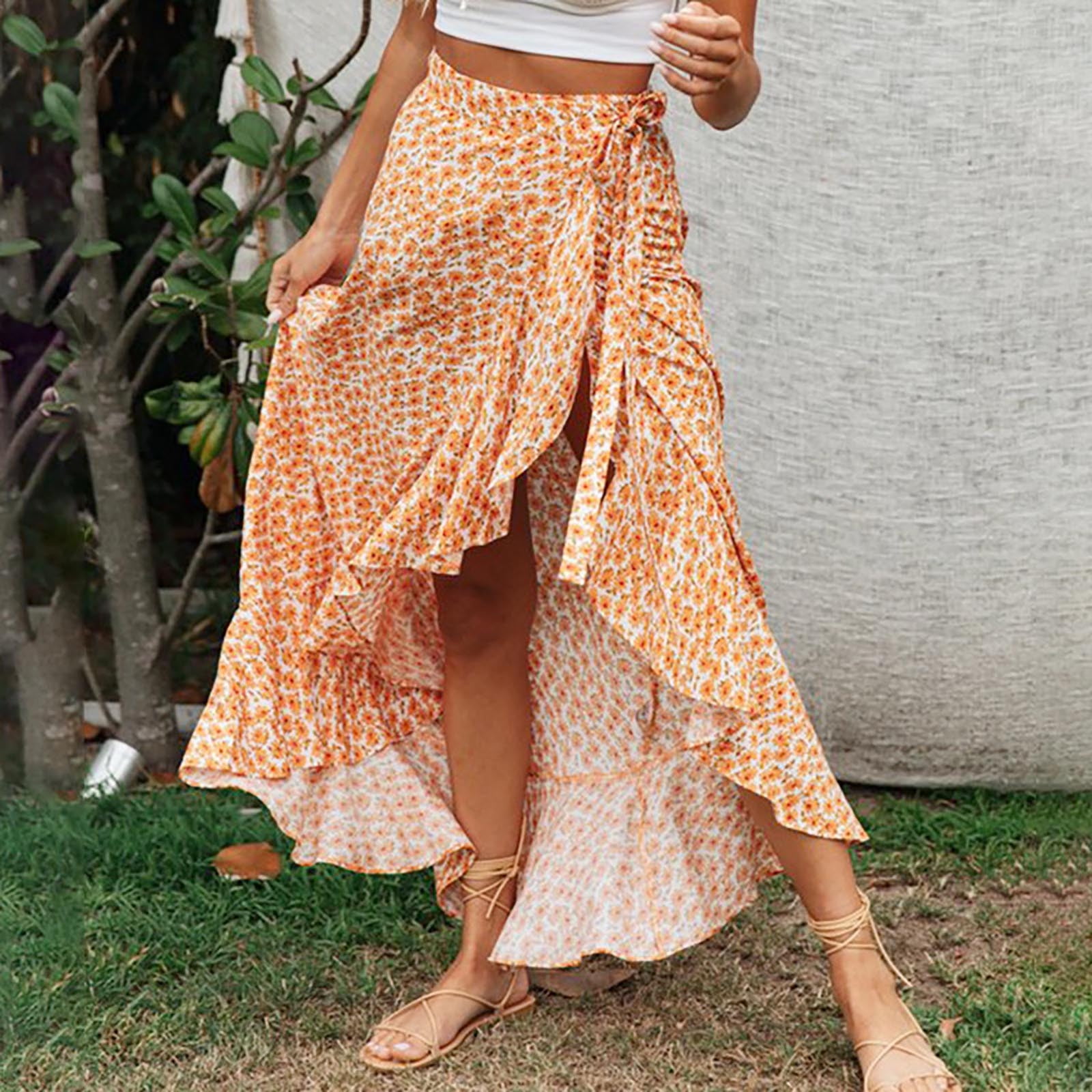 Bohemian top womens skirts