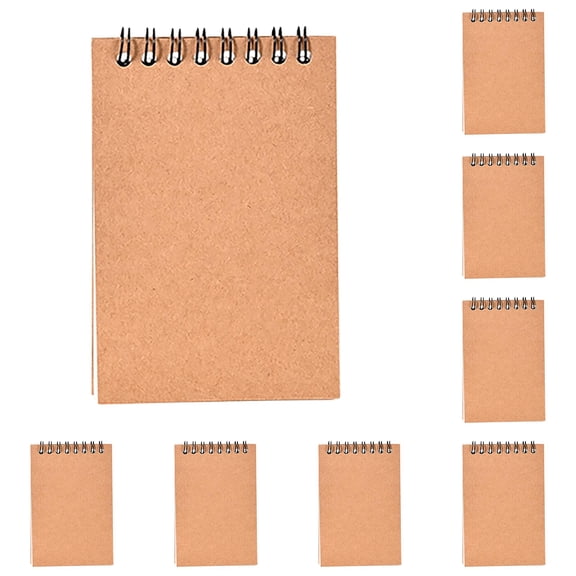 VKLU 12Pcs Portable Pocket Notebook, 3x5 Spiral Notepad Set for Office, Travel, and Meetings, Compact Memo Pad for Daily Use, Durable and Lightweight