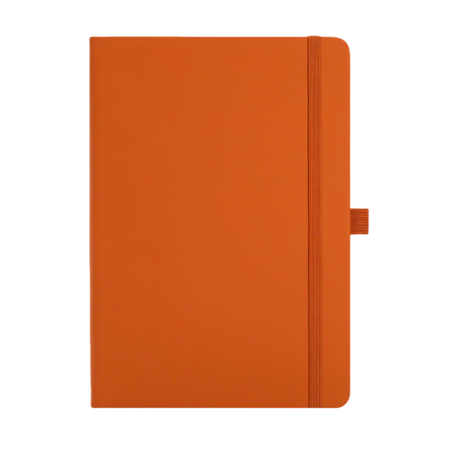 VKLU 1PC Brown A5 Ruled Notebook with Hardcover, Professional 120GSM Thick Paper Journal, 180° Lay-Flat Writing Pad