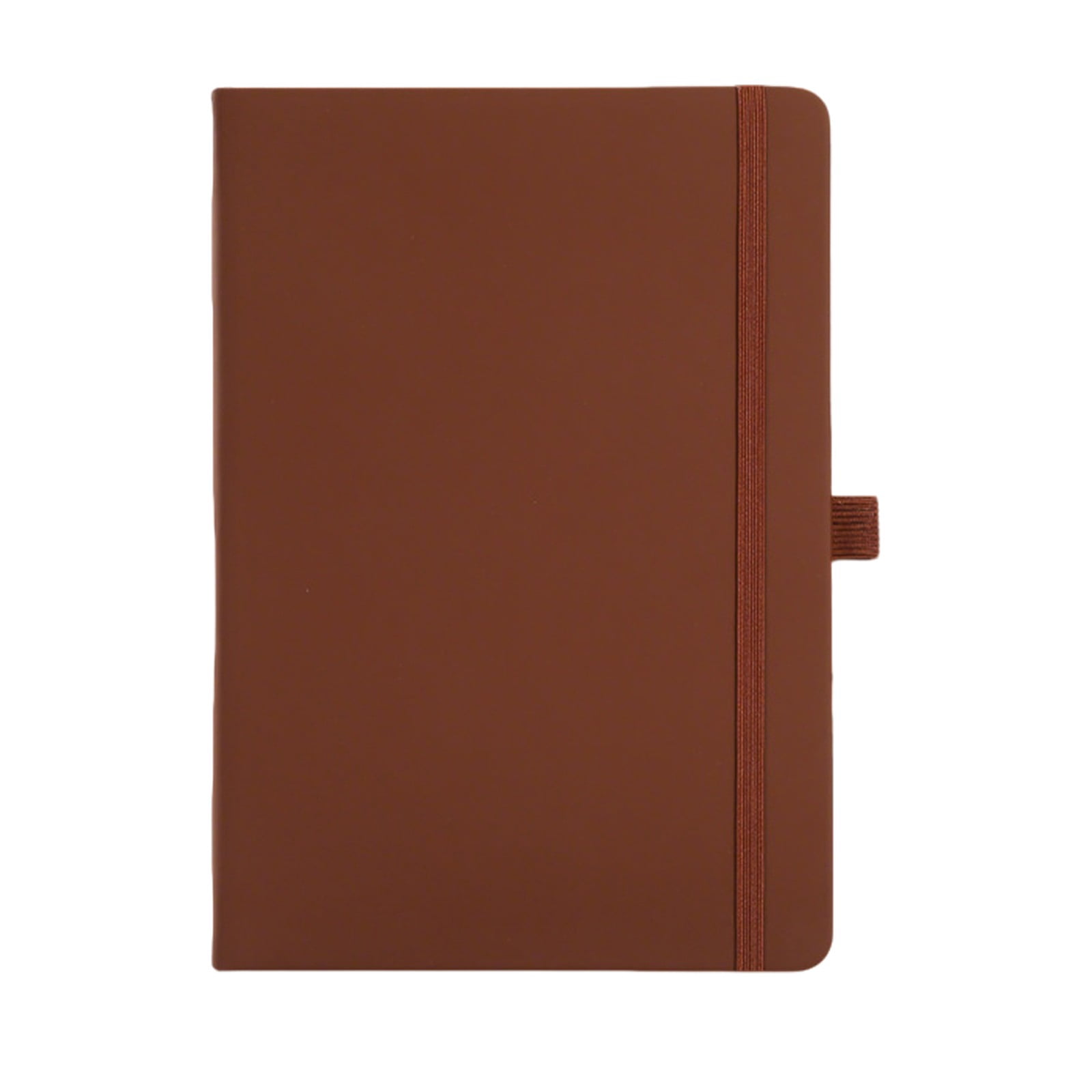 VKLU 1PC Coffee A5 Hardcover Journal, Premium 120GSM Lined Notebook, Acid-Free Thick Paper Lay-Flat Diary with Pen Holder