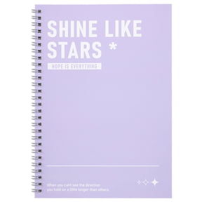 VKLU 1Pc Light Violet Vibrant Aesthetic Spiral Notebook, A5 Journal with 120 Blank Pages, Hardcover Writing Pad for Academic Notes & Office Appreciation