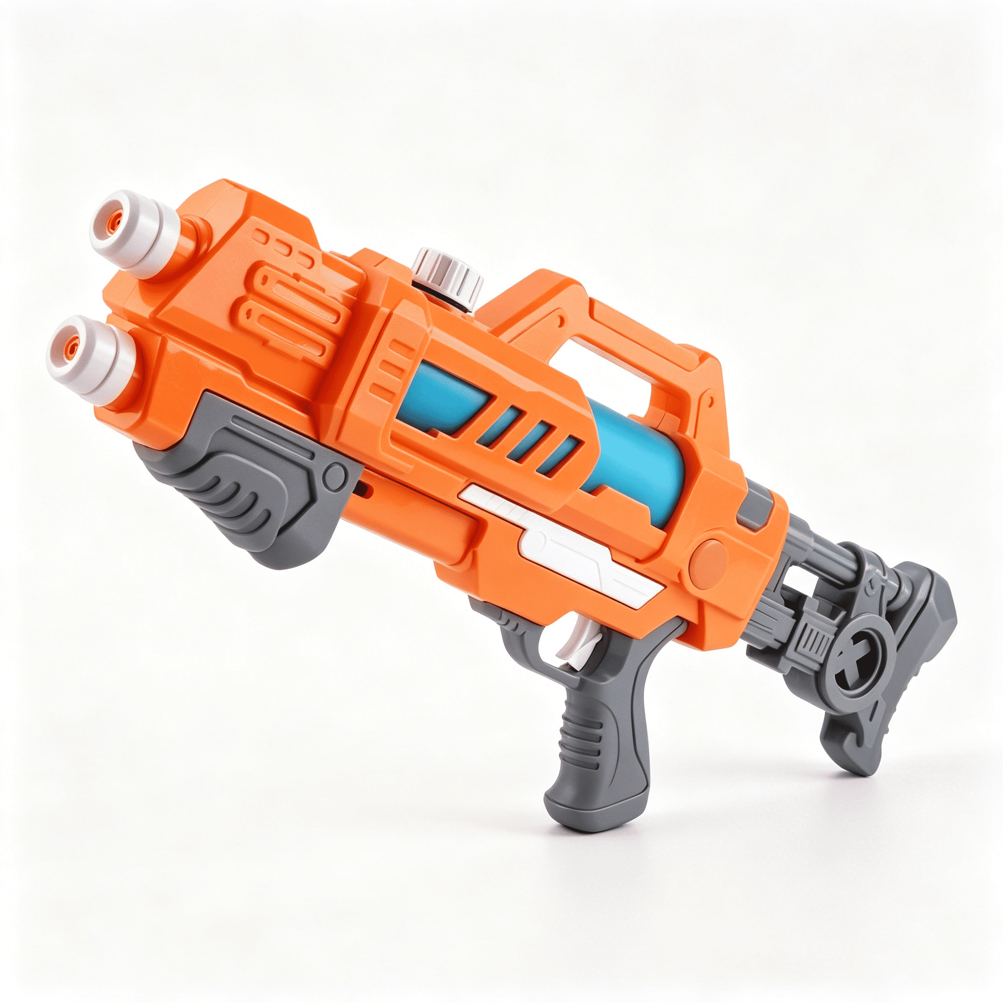 VKLU 23" XL Orange Squirt Blaster, Extra Large Capacity Water Soaker, Heavy Duty Pump Action Toy for Summer Lake Days & Outdoor Celebrations
