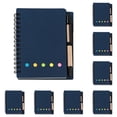 VKLU 8 Pack Bulk Pocket Notebooks with Pen, 60 Sheets Mini Memo Pads ...