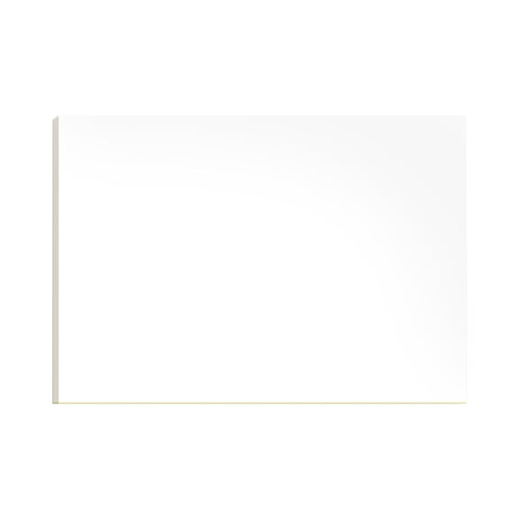 VKLU A3 Large Notepad Blank, 11.7" x 16.5" Classic White Unlined Sketchpad with Perforated Tear-Off Edge, Big Brainstorming Scratch Pad for Desk