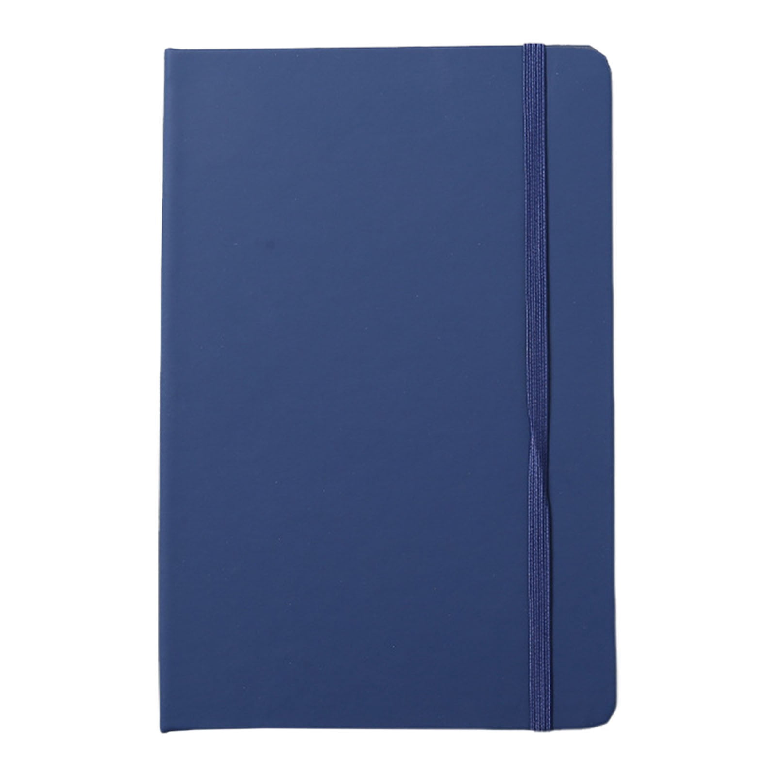 VKLU A5 Executive Journal, Sturdy Binding Hardcover Notebook with Ribbon Bookmark & Inner Pocket, High-Quality 100GSM Thick Paper for Smooth Writing, Navy Blue